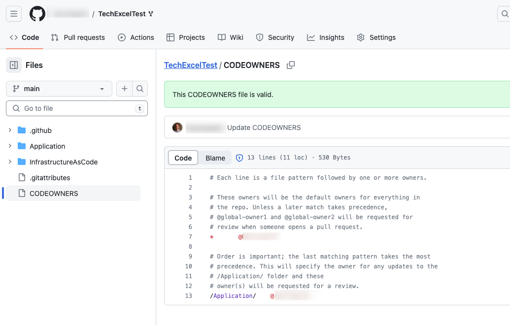 Add the code owners file