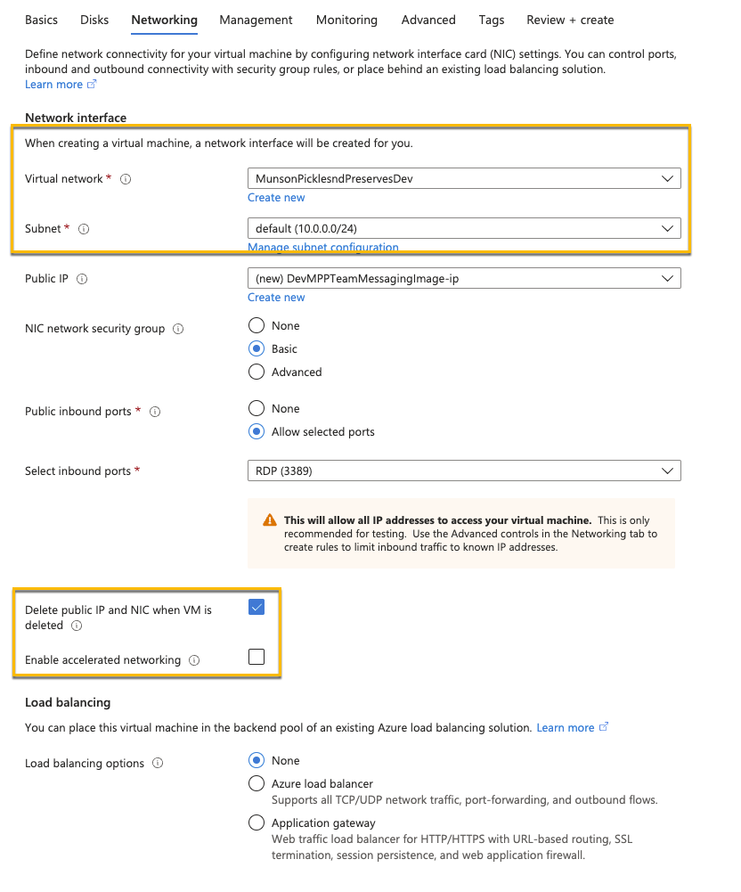 Virtual Machine Networking